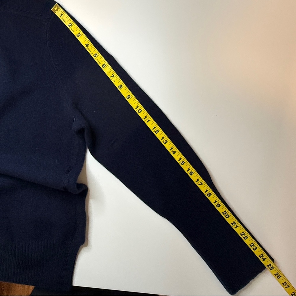 NWT | The Kooples | Knit Sweater with Tie Detail | Navy | Medium - Picture 13 of 13